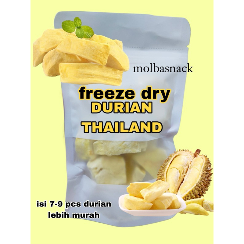 

durian kering freez dry durian thailand viral termurah