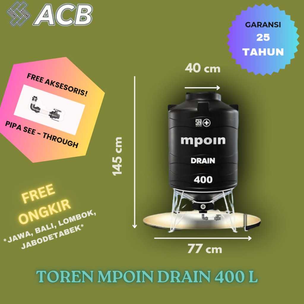 TOREN MPOIN DRAIN 400 LITTER