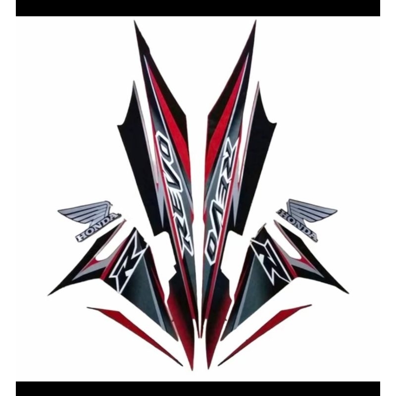 Sticker Striping Lis Standar motor Revo anak tahun 2008