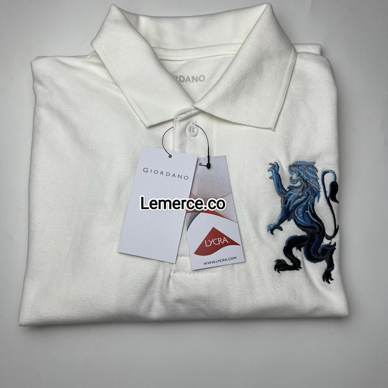 Kaos Polo Premium/ Kaos Kerah Singa Pria / Polo Shirt Brodir Singa Premium