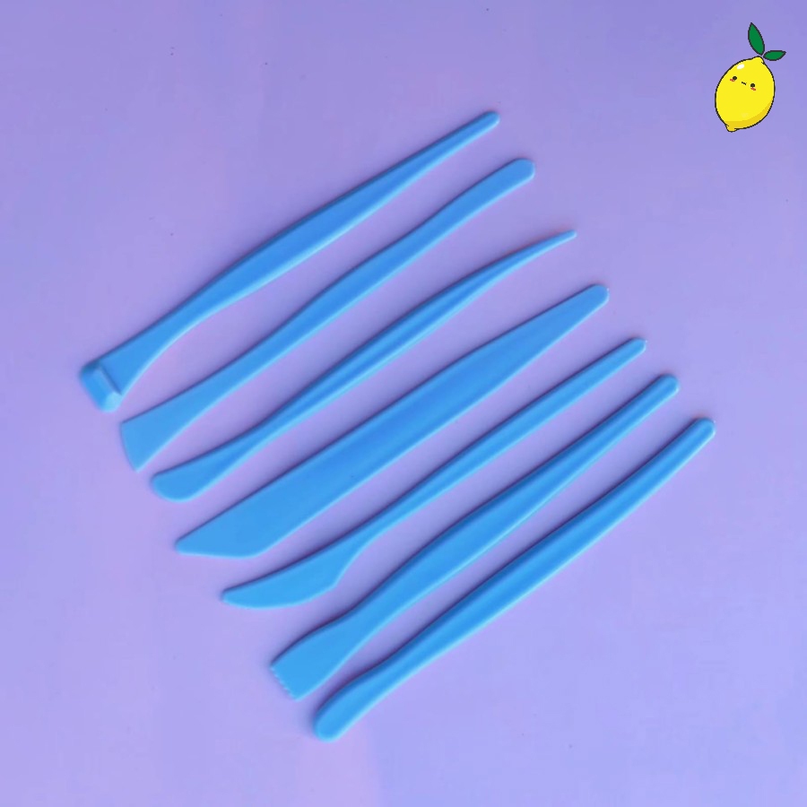 

Clay Tools Set 7 pcs / Alat Fondant / Alat Ukir / Butsir Plastik