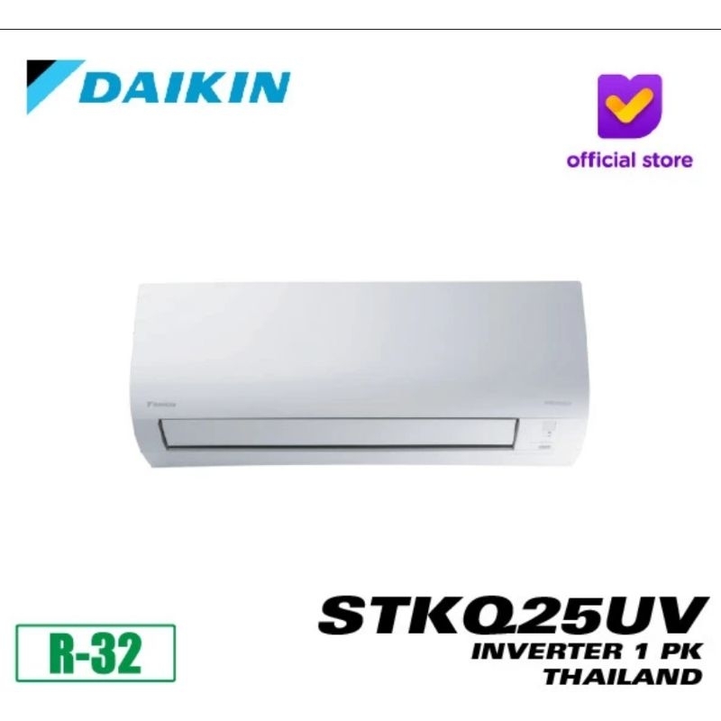 AC SPLIT DAIKIN INVERTER 1PK MADE IN THAILAND STKQ25UV