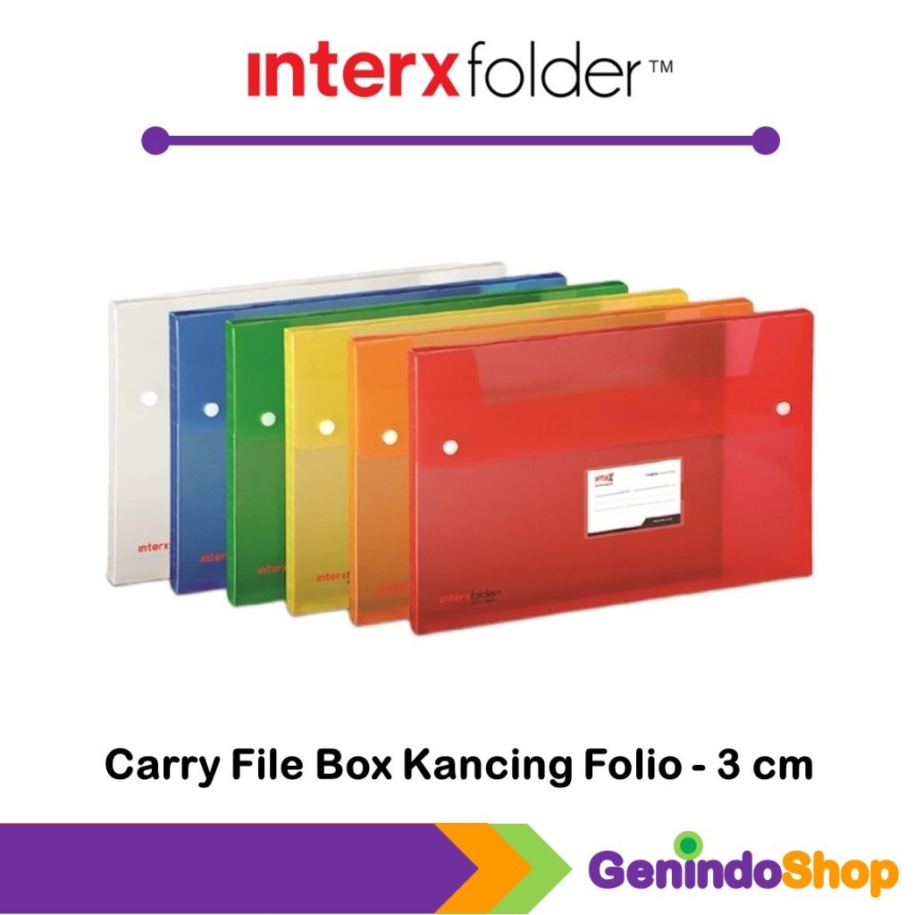 

InterX folder Carry File 3 cm Map Plastik CFX 130F