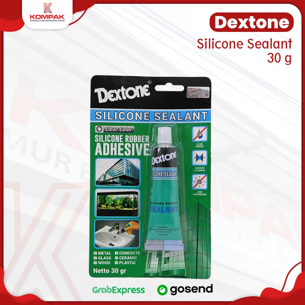 LEM DEXTONE SILICONE SEALENT KECIL / LEM KACA BENING 30GR LEM AKUARIUM LEM AQUARIUM