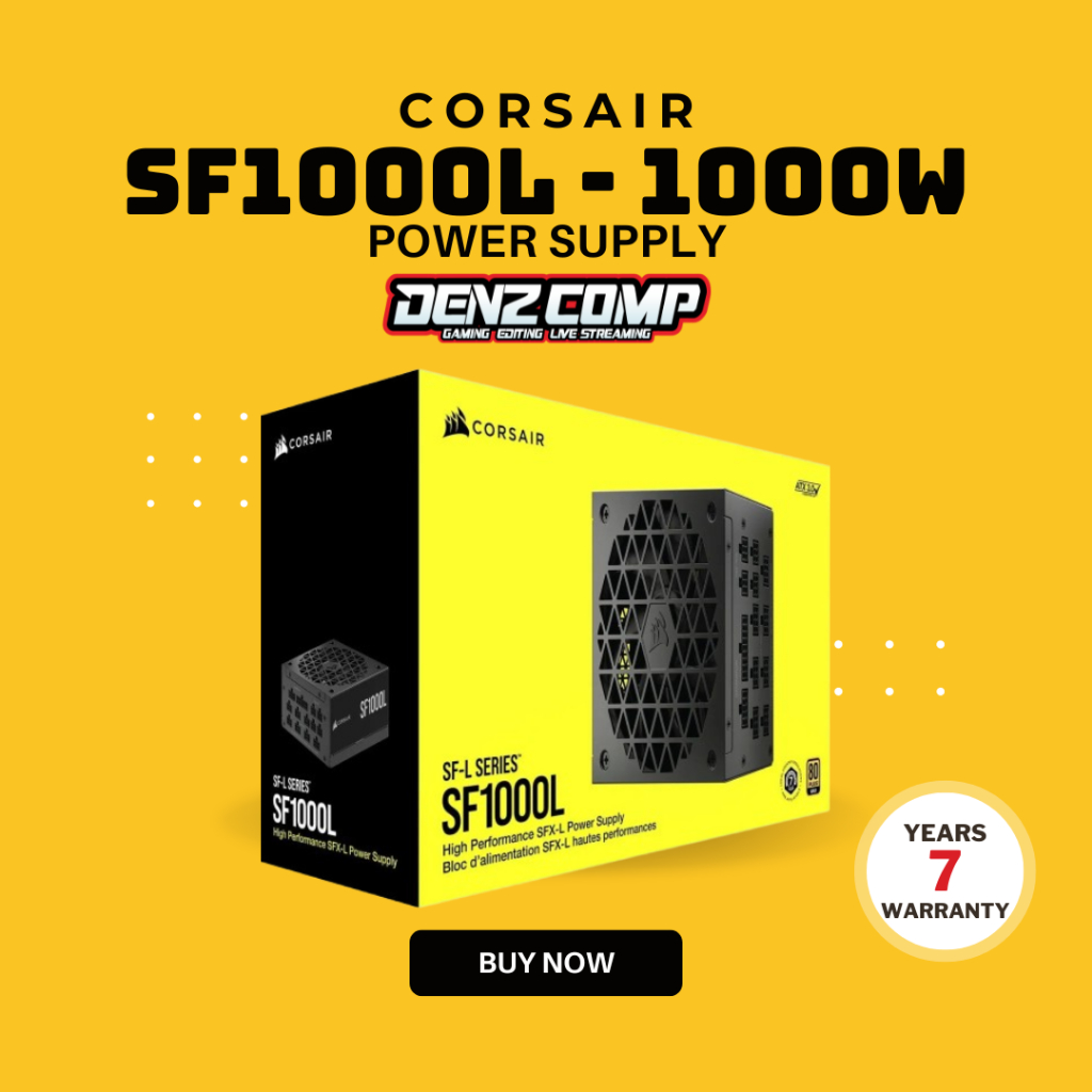 Corsair SF-L Series SF1000L Fully Modular Low-Noise SFX Power Supply