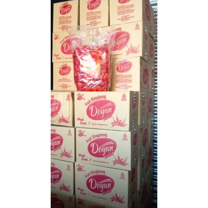 

Keripik singkong sambal balado isi 3kg