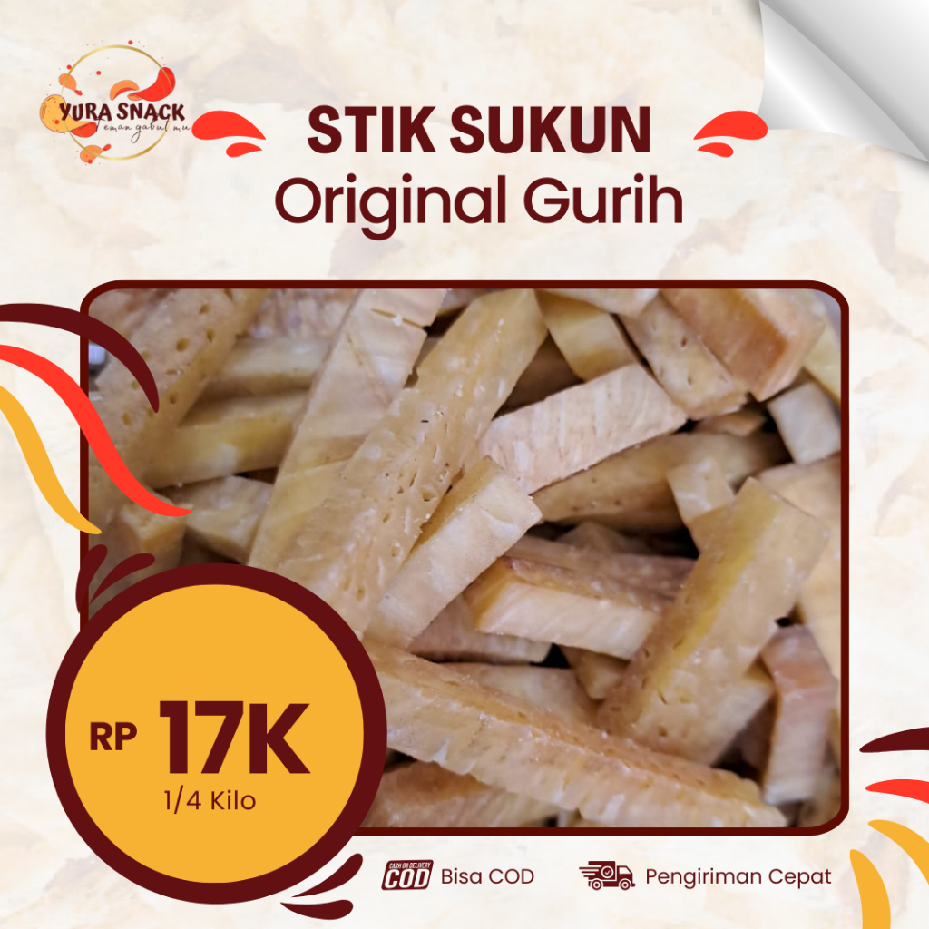 

Stik Sukun Premium Gurih Renyah Rasa Original Kemasan 250 Gram - 1000 Gram