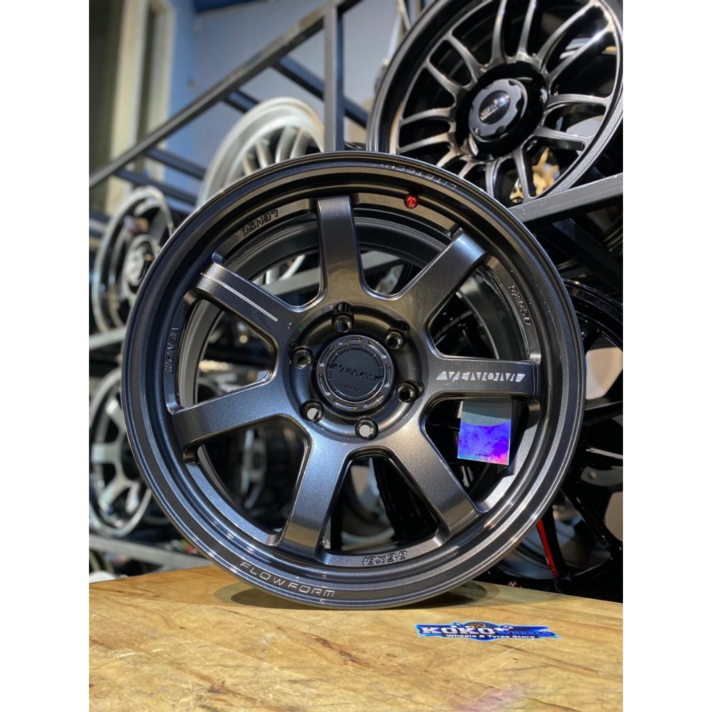 Velg Mobil racing Lenso VT7 R18 bisa untuk Fortuner Pajero Hilux Triton Dll