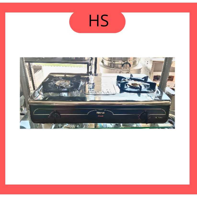 Kompor Rinnai 712 A Api Besar 2 Tungku Stainless Steel
