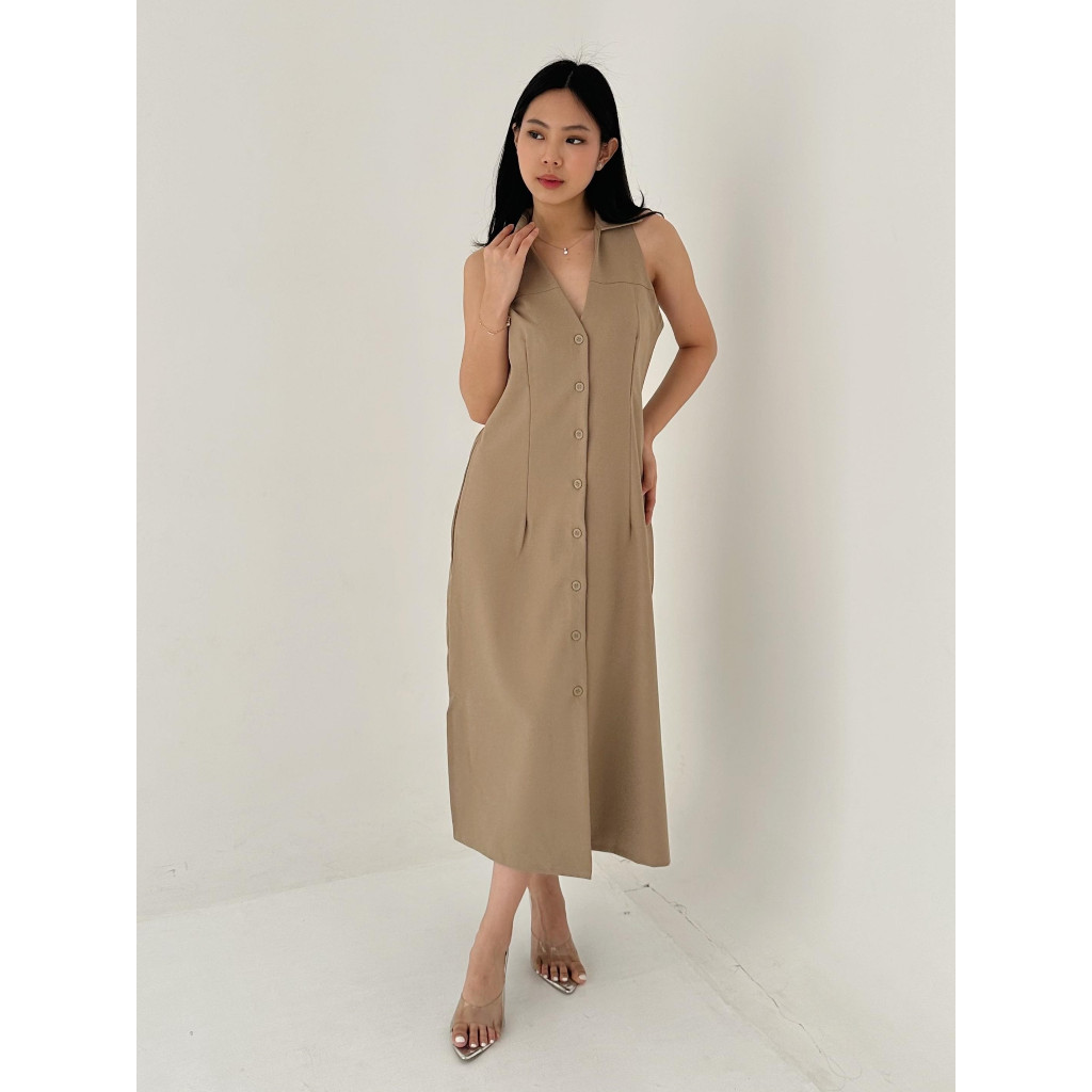 GURLPICK - Vintage Midi Dress - Korean Dress - Midi Dress