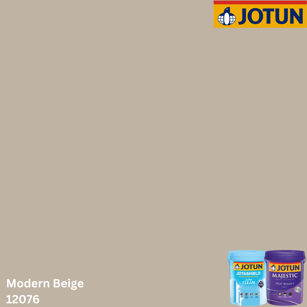 CAT TEMBOK INTERIOR JOTUN SERIES - MODERN BEIGE 12076 (PAIL)