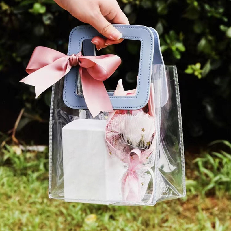 

Goodie Bag Hampers Tote Bag Wedding Gift Souvenir Tas Mika Transparant Polos