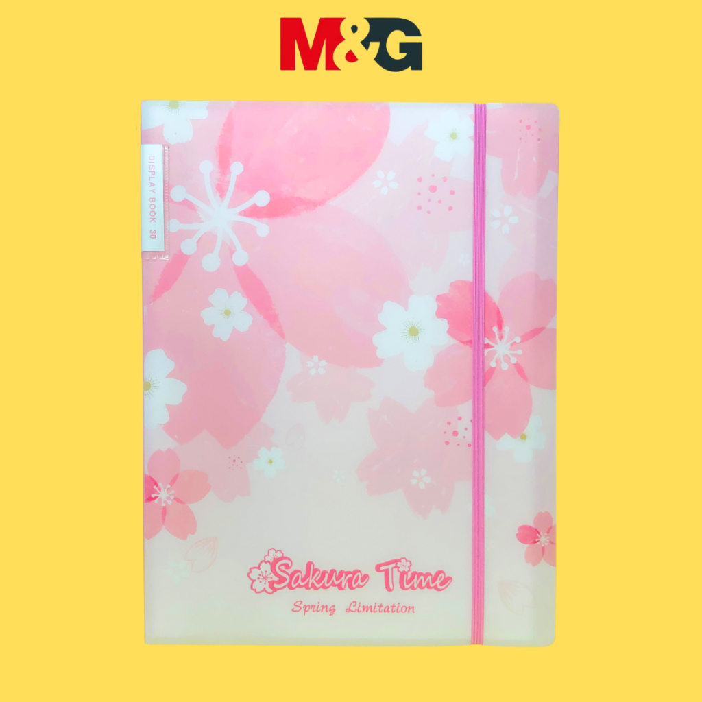 

Display Book M&G Sakura Time ADM945D2 Clear Holder Ukuran A4 Penyimpanan File Dokumen Plastik 30 Halaman Map File