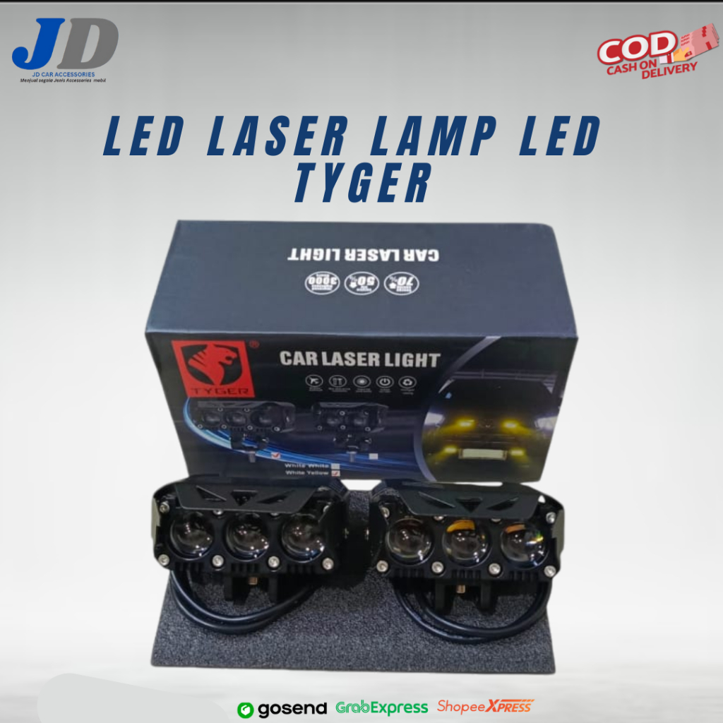 Lampu Tembak  3 mata/2 mata Mobil Motor/ Lampu Tembak Laser 3 mata / 2 mata / Lampu Projie Mobil Mot