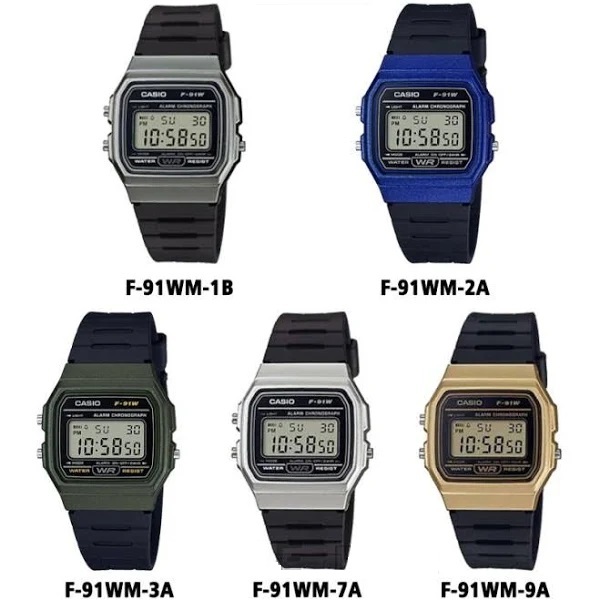 CASIO F-91W Jam Tangan Original Unisex