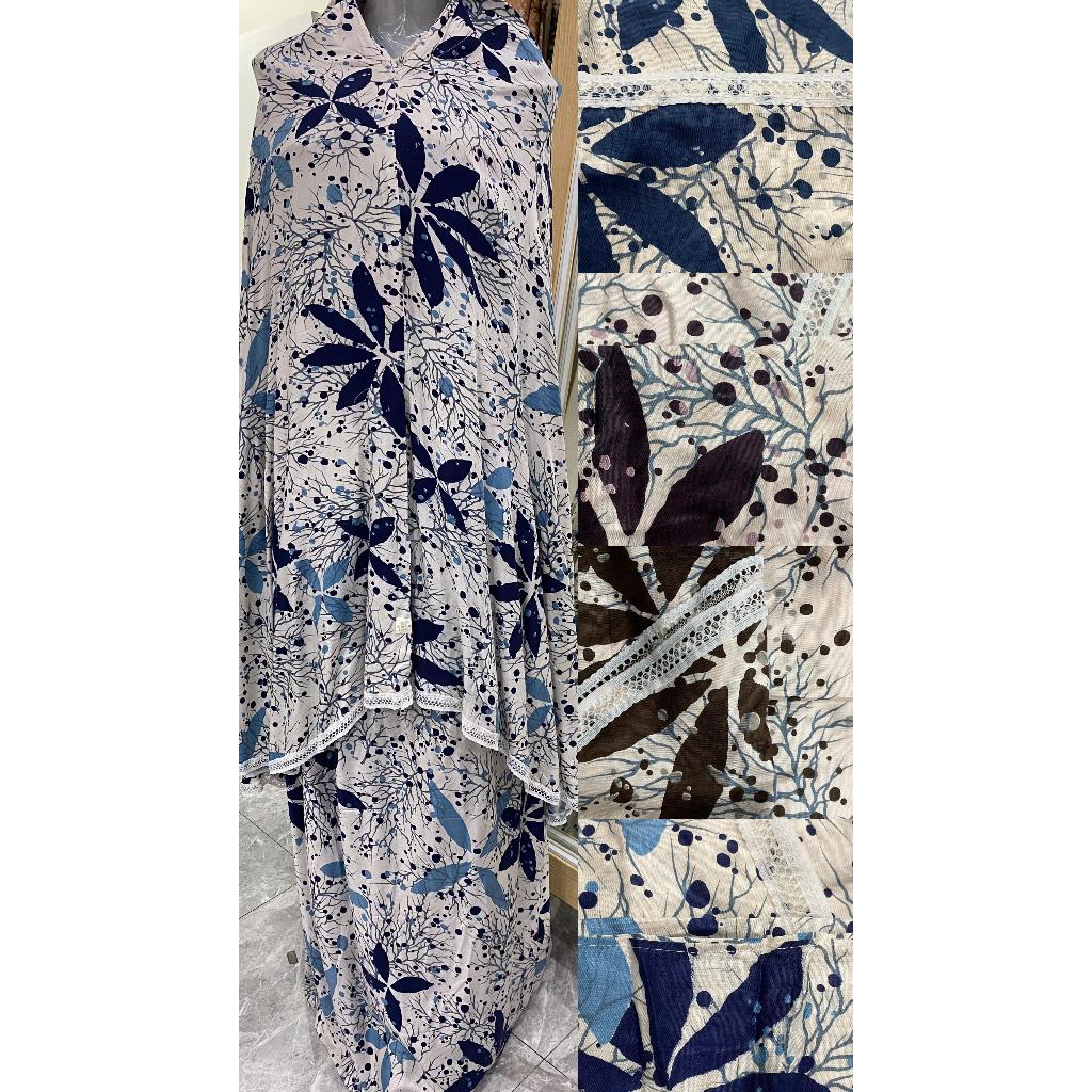 MUKENA DAUN KECIL DAN BESAR