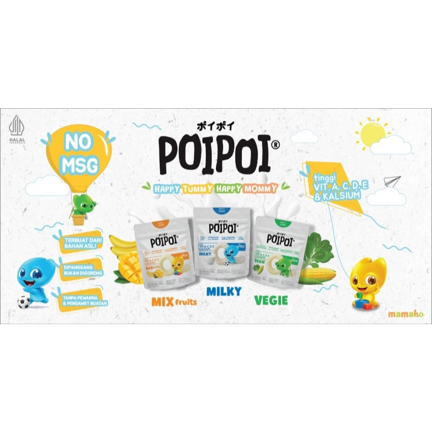 

POIPOI Snack BERVITAMIN / Makanan mpasi bayi