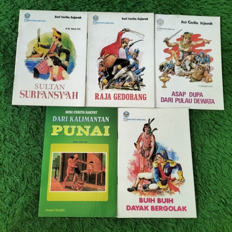 ORIGINAL BUKU SERI CERITA SEJARAH SULTAN SURIANSYAH RAJA GEDOBANG ASAP DUPA DARI PULAU DEWATA BUIH B