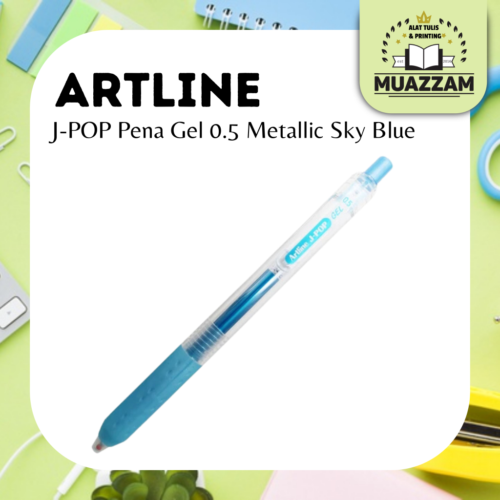 

Artline Pena J-Pop Gel 0.5 Metallic Sky Blue EGB-S260