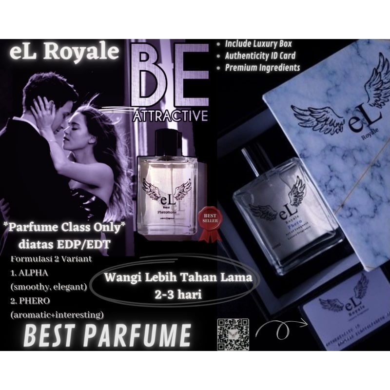 Parfum Branded eL Royale Original 100 ml EDP Tahan Lama Outdoor Indoor