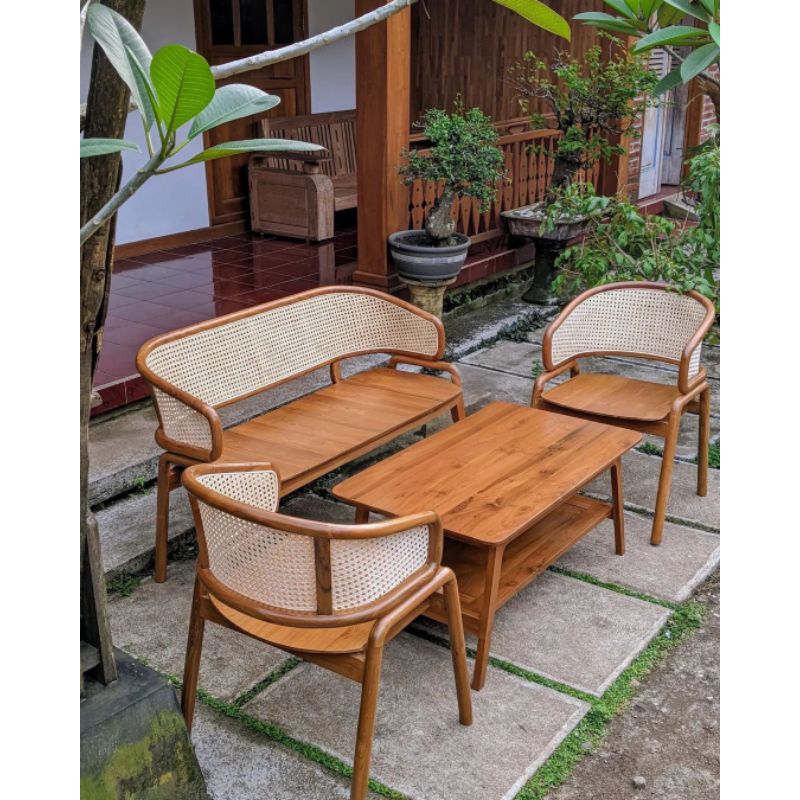 Set Kursi Tamu Cleopatra / Kursi tamu rotan