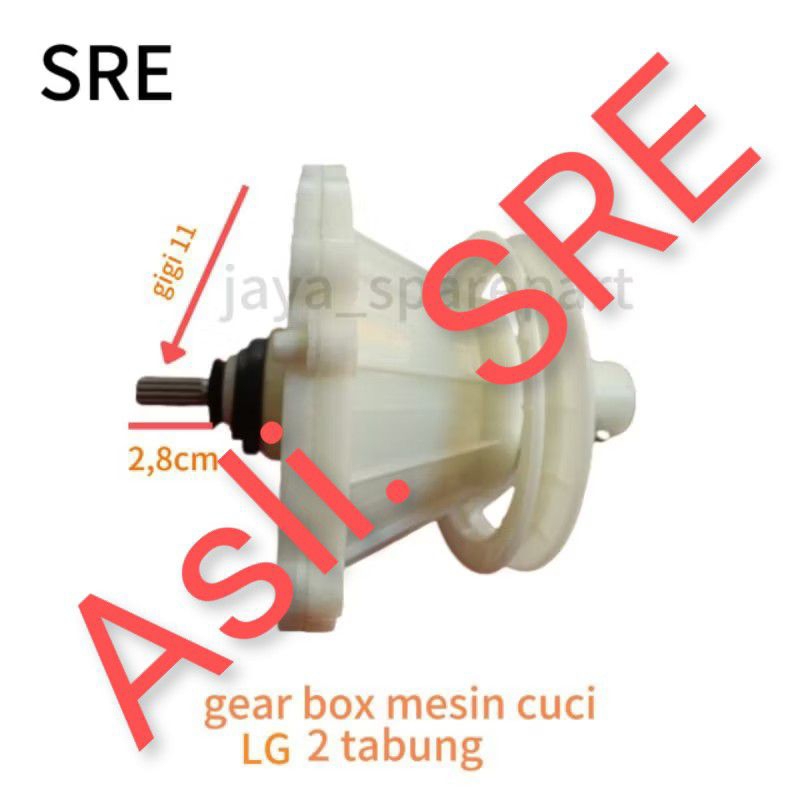 GEARBOX MESIN CUCI untuk LG 2 tabung/gearbox LG E gigi 11