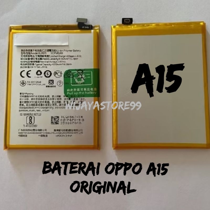 Baterai oppo A15 Baterai oppo A15 original 100%