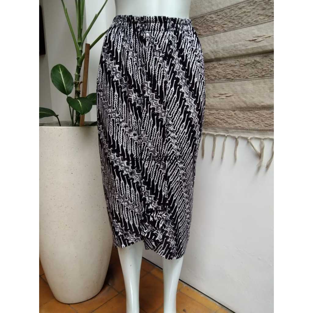 Rok 7/8 Batik Paris Dua Warna