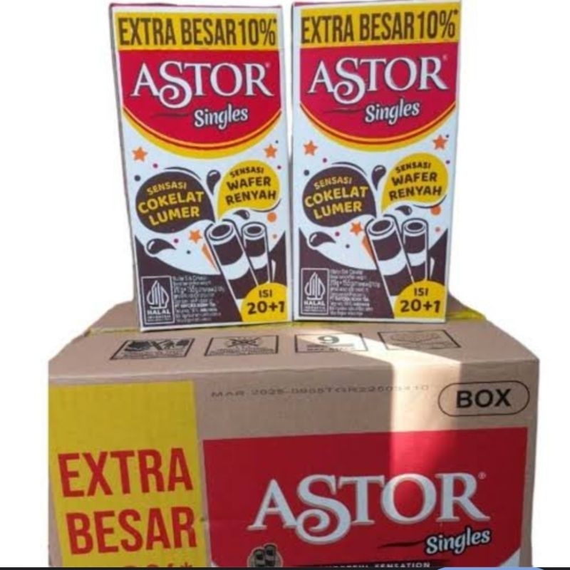 

Astor Singles Wafer Stick Box 20+1pcs