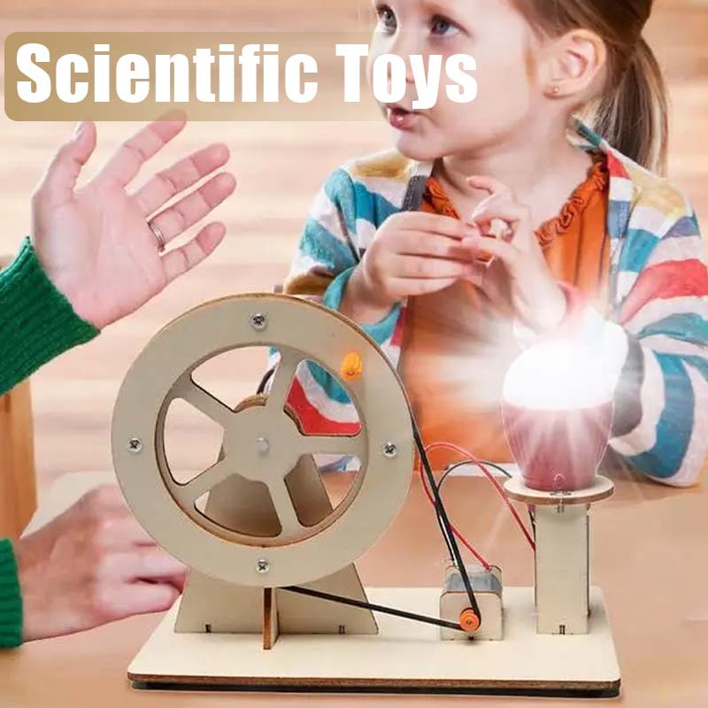 Mainan Edukasi Generator/Mainan Edukasi Generator Bohlam Diy/Mainan Edukasi Fisika