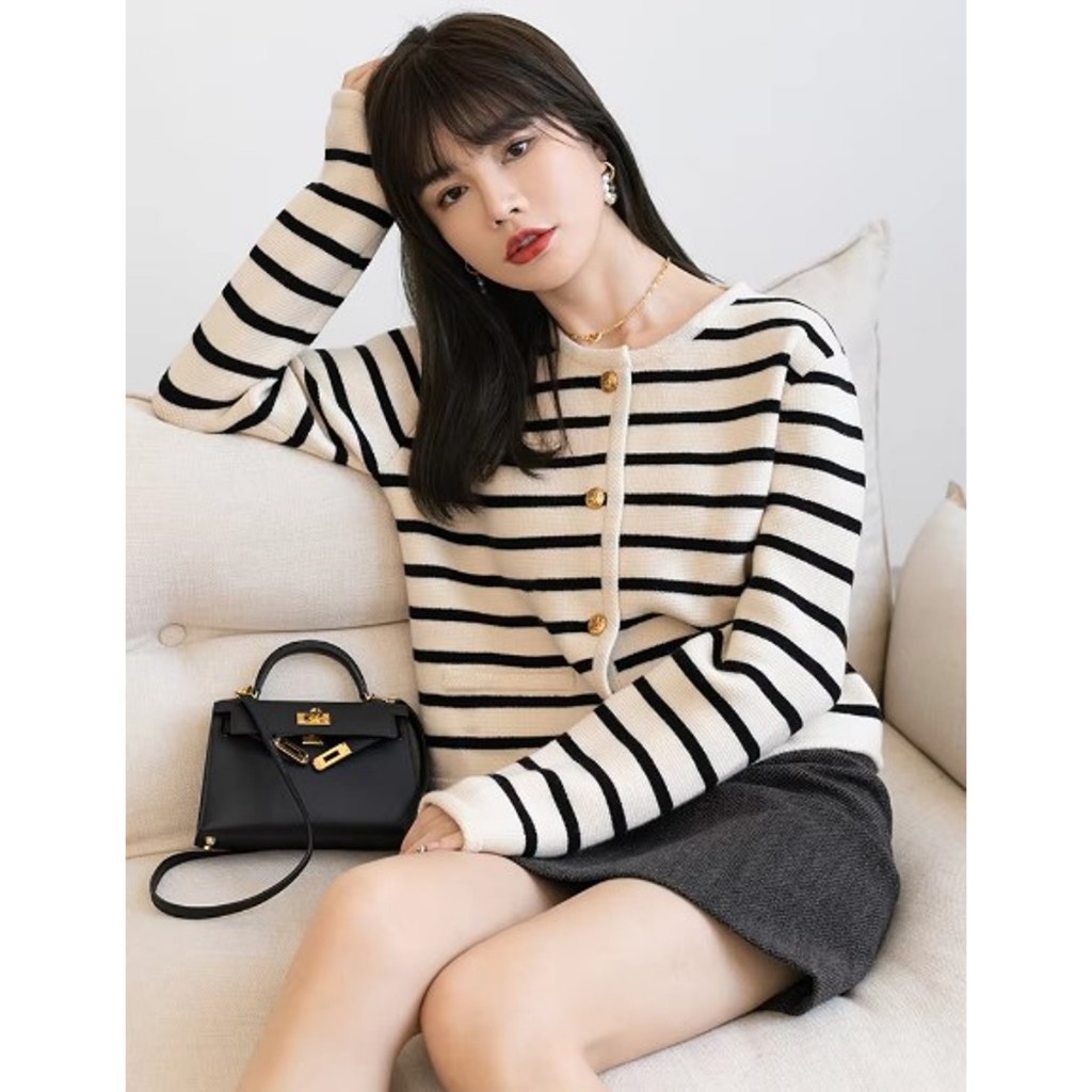 MyPeepsWear Cheesy Cardigan Korean Style Bahan Rajut Premium All Size