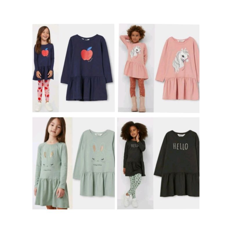 HM dress anak perempuan