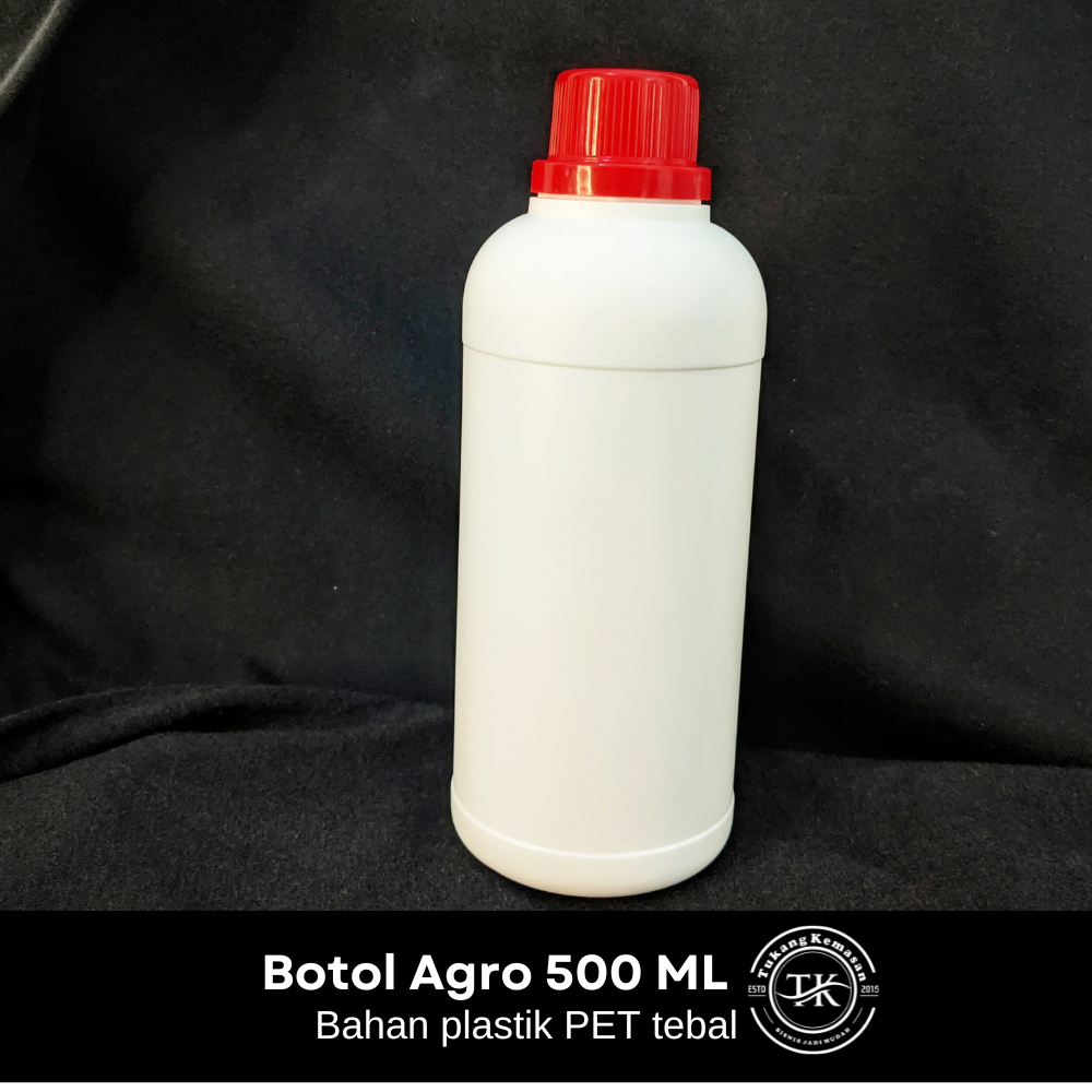 Botol plastik kemasan plastik agro 500 ML kemasan kimia botol pupuk cair