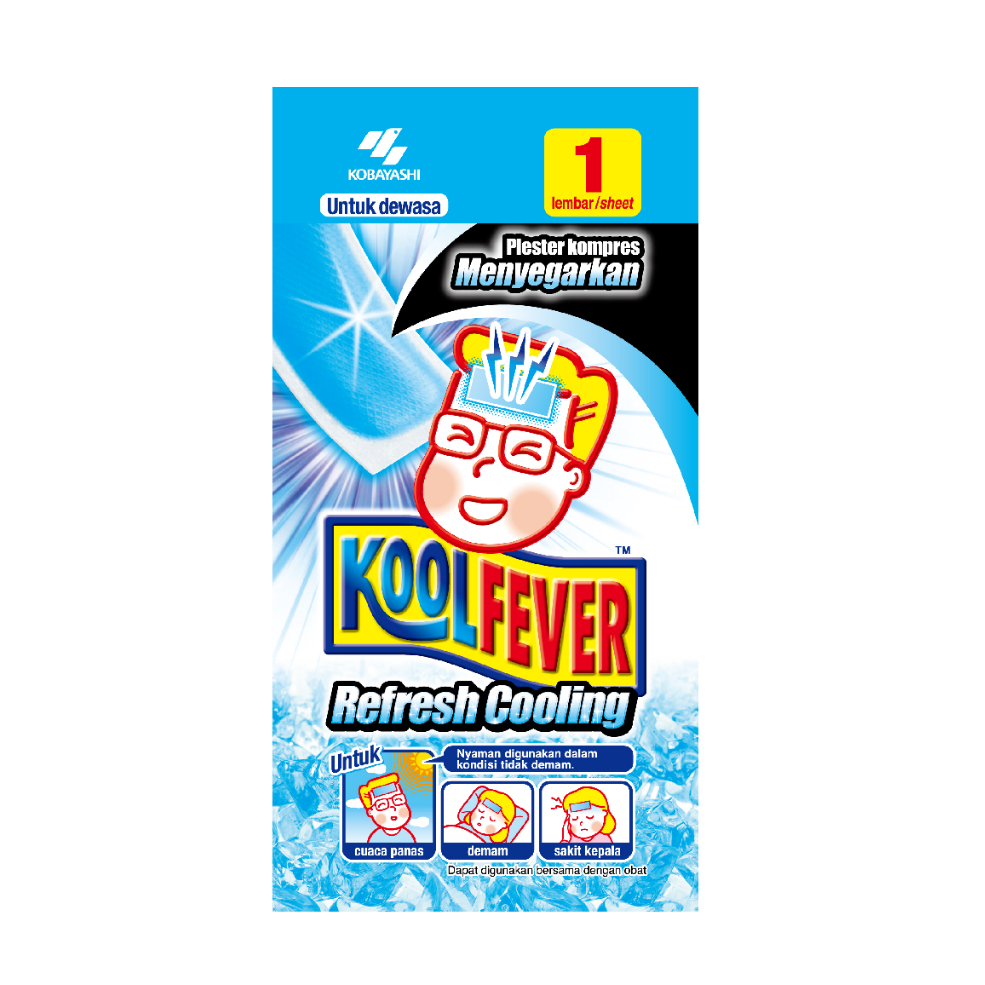 KoolFever Untuk Dewasa - Plester Kompres Pereda Demam