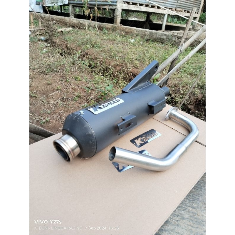 Knalpot standar Racing K-speed Mio Sporty Mio j/m3 Mio gear Suara Adem
