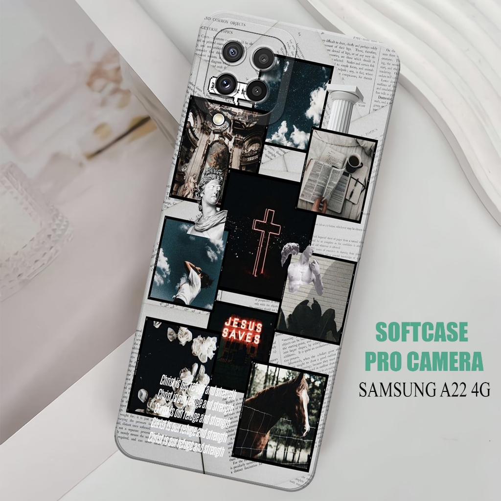 Case SAMSUNG  A22 4G - SAMSUNG  A22 4G  Terbaru - Softcase  SAMSUNG  A22 4G  - Softcase Pro Camera -