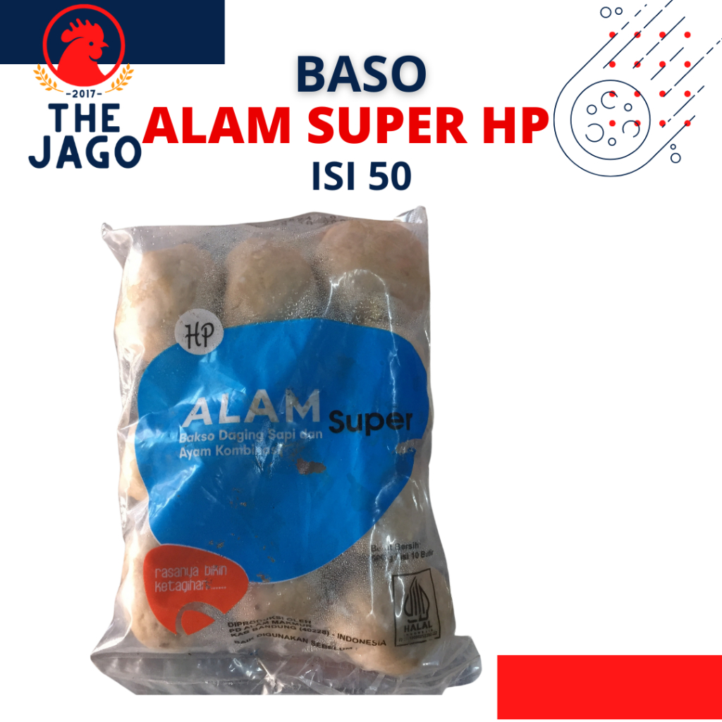 

Alam Super HP Isi 10 Baso Sapi Asli Urat Polos