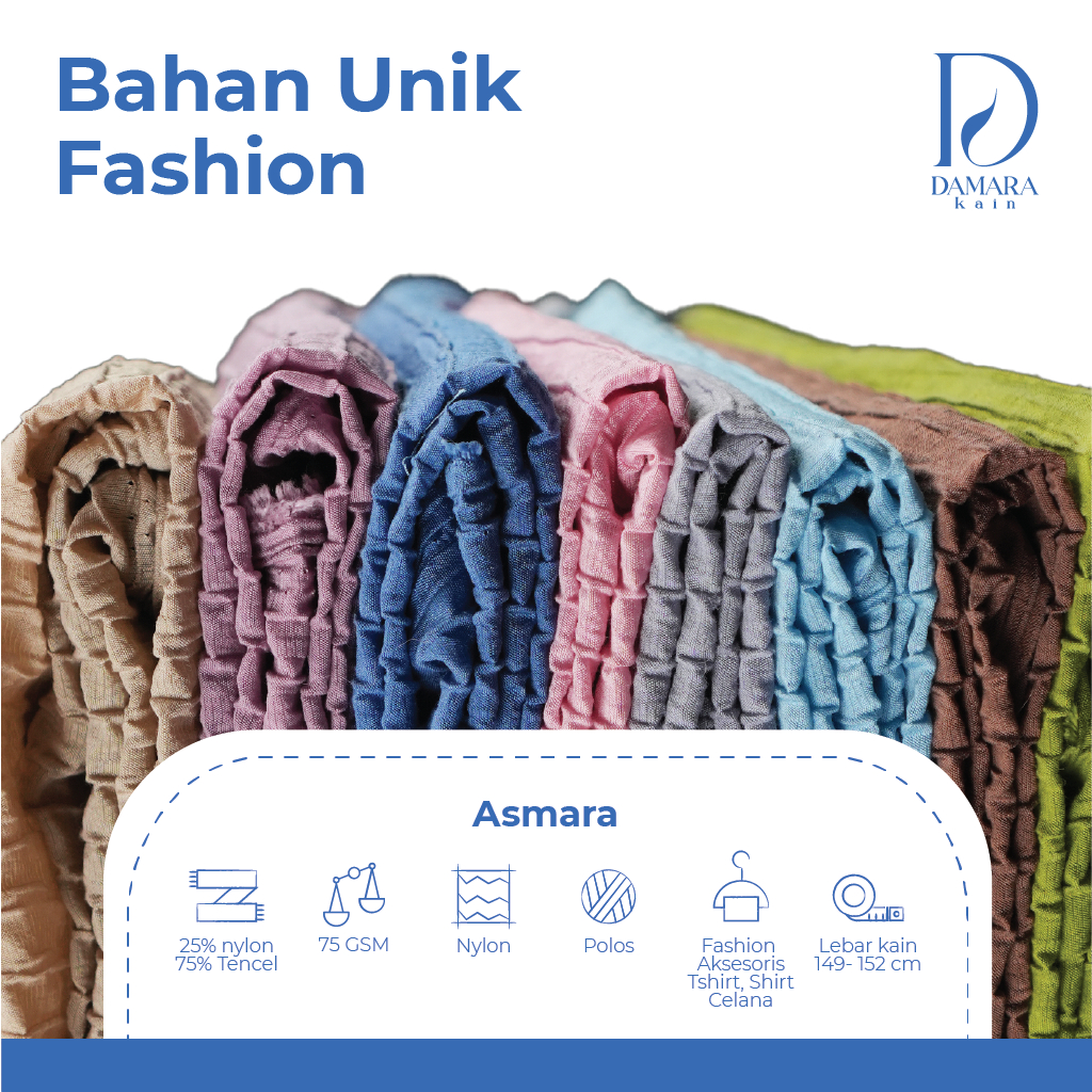 Kain Salur Tencel Asmara Garis Timbul