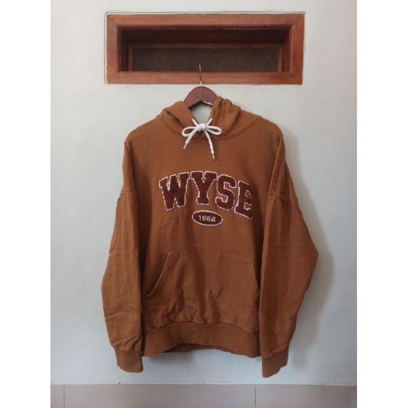 Hoodie wyse coklat