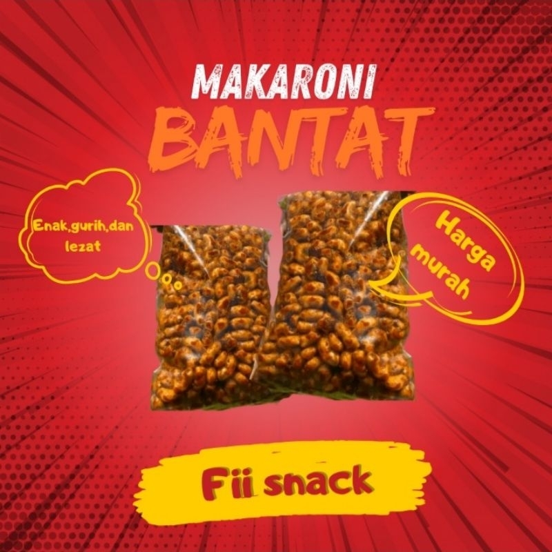 

Makaroni bantat | cemilan | gurih dan enak