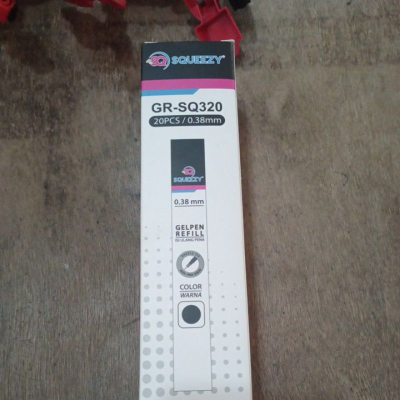 

(20 pcs) isi pena tinta squezy / refill pena tinta polos