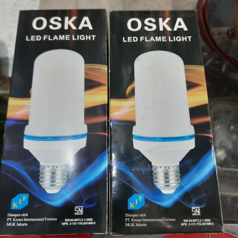 Lampu led api bohlam efek api e27 lampu obor