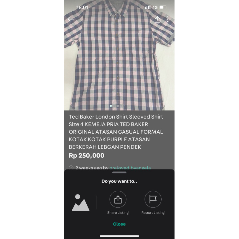 KEMEJA PRIA TED BAKER