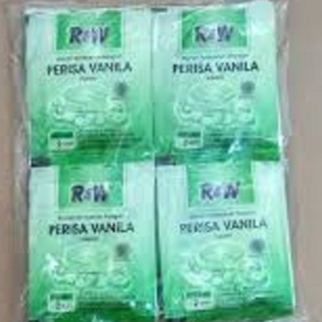 

Vanili Bubuk Perisa Vanila Sachet Rajawali R&W RW 1 Pak isi 20 Pcs 2gram