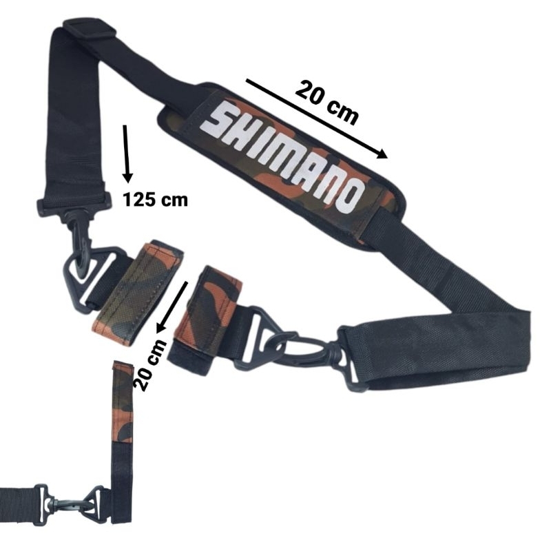 Rod Belt Slempang Joran || Tas Slempang Joran Pancing 2 in 1 Untuk Holder Hp & Joran