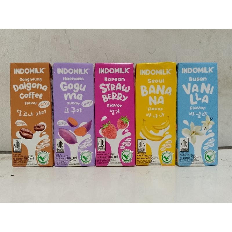 

INDOMILK UHT 180 ML ALL VARIANT