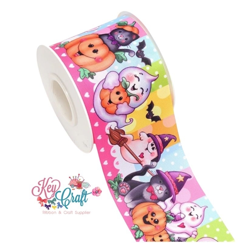

Pita Grossgrain motif Halloween 03 size 3,8cm (1yard)