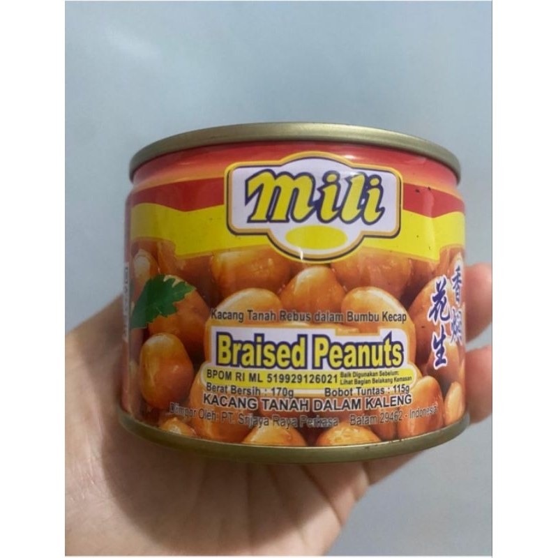

kacang tanah kaleng/braised peanuts