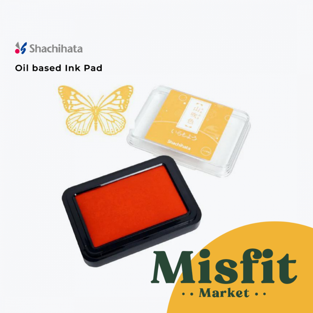 

Shachihata HAC-1 Iromoyo Sumiiro Oil Based Color Ink Pad 63x40 mm Stempel Stamp Warna Warni