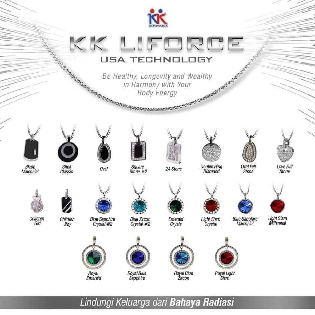 Kalung dan Gelang KK Liforce | Kalung Kesehatan KK Liforce | Kalung dan Gelang Anti radiasi